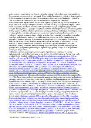 Klaipėdos regiono aplinkos apsaugos departamento veikla. Paveikslėlis 3