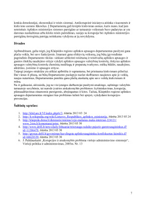 Klaipėdos regiono aplinkos apsaugos departamento veikla. Paveikslėlis 7