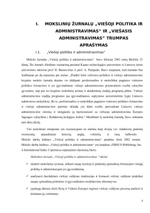 LYGINAMOJO VIEŠOJO ADMINISTRAVIMO PUBLIKACIJOS ŽURNALOSE „VIEŠOJI POLITIKA IR ADMINISTRAVIMAS“ IR „VIEŠASIS ADMINISTRAVIMAS“ 2010-2013 METAIS. Paveikslėlis 4