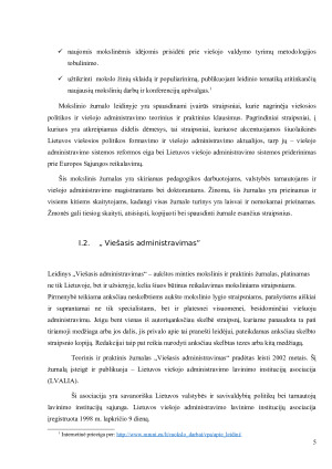 LYGINAMOJO VIEŠOJO ADMINISTRAVIMO PUBLIKACIJOS ŽURNALOSE „VIEŠOJI POLITIKA IR ADMINISTRAVIMAS“ IR „VIEŠASIS ADMINISTRAVIMAS“ 2010-2013 METAIS. Paveikslėlis 5