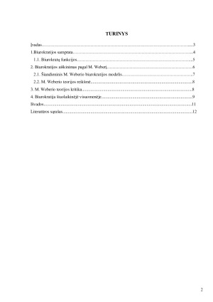 M. WEBERIO IDEALIOSIOS BIUROKRATIJOS MODELIS. Paveikslėlis 2
