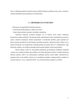 M. WEBERIO IDEALIOSIOS BIUROKRATIJOS MODELIS. Paveikslėlis 5