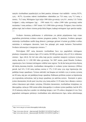 AZERBAIDŽANO SVEIKATOS APSAUGOS SISTEMOS APŽVALGA. Paveikslėlis 5