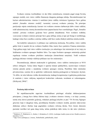 AZERBAIDŽANO SVEIKATOS APSAUGOS SISTEMOS APŽVALGA. Paveikslėlis 8