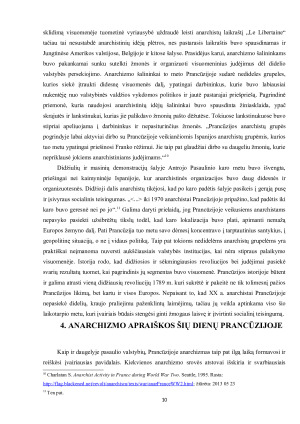 ANARCHIZMO VAIDMUO NACIONALINĖJE VALSTYBĖJE PRANCŪZIJOS ATVEJO ANALIZĖ. Paveikslėlis 10