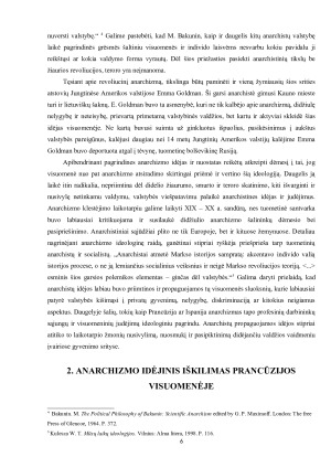 ANARCHIZMO VAIDMUO NACIONALINĖJE VALSTYBĖJE PRANCŪZIJOS ATVEJO ANALIZĖ. Paveikslėlis 6