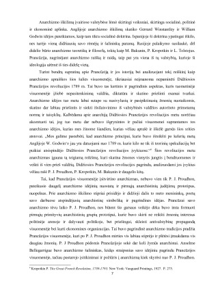 ANARCHIZMO VAIDMUO NACIONALINĖJE VALSTYBĖJE PRANCŪZIJOS ATVEJO ANALIZĖ. Paveikslėlis 7