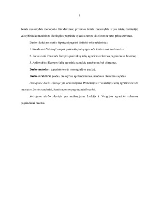 EUROPOS ŠALIŲ AGRARINĖS TEISĖS PAGRINDINIŲ BRUOŽŲ ANALIZĖ. Paveikslėlis 5