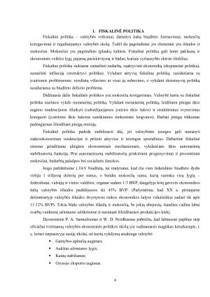 FISKALINĖ POLITIKA, JOS PRINCIPAI BEI ĮGYVENDINIMAS LIETUVOJE ANALIZĖ IR VERTINIMAS. Paveikslėlis 4