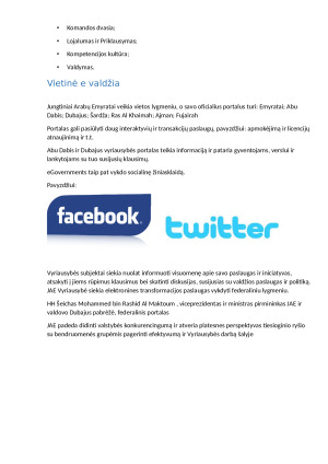 Jungtinių Arabų Emyratų regiono e. valdžios portalo ir jo galimybių analizė. Paveikslėlis 9