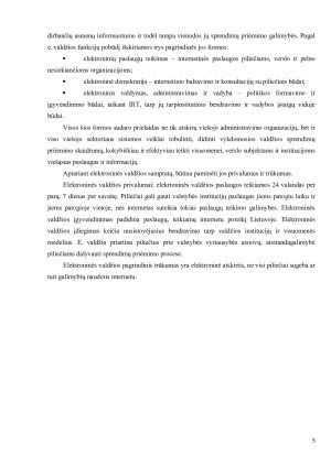 ELEKTRONINĖ VALDŽIA „SODROS“ INSTITUCIJOJE. Paveikslėlis 5