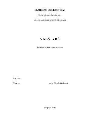VALSTYBĖ (2)