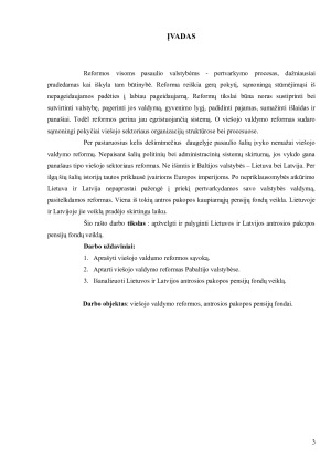 LIETUVOS IR LATVIJOS VIEŠOJO VALDYMO REFORMŲ LYGINAMOJI ANALIZĖ. Paveikslėlis 3