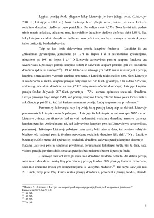 LIETUVOS IR LATVIJOS VIEŠOJO VALDYMO REFORMŲ LYGINAMOJI ANALIZĖ. Paveikslėlis 8