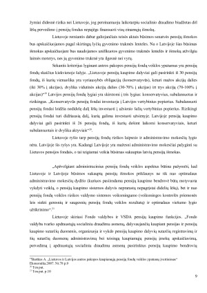 LIETUVOS IR LATVIJOS VIEŠOJO VALDYMO REFORMŲ LYGINAMOJI ANALIZĖ. Paveikslėlis 9