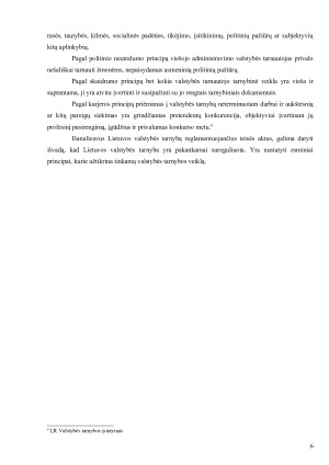 INTEGRACIJOS Į ES POVEIKIS LIETUVOS VALSTYBĖS TARNYBAI. Paveikslėlis 6