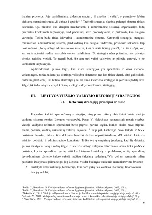 VIEŠOJO VALDYMO REFORMOS STRATEGIJA LIETUVOJE. Paveikslėlis 6