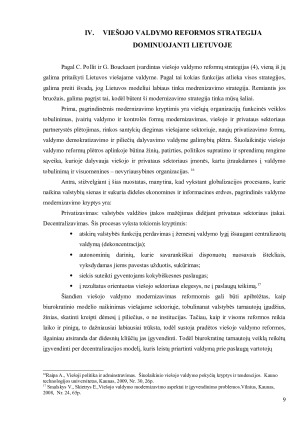 VIEŠOJO VALDYMO REFORMOS STRATEGIJA LIETUVOJE. Paveikslėlis 9