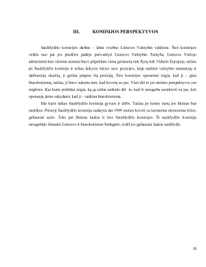 SAULĖLYDŽIO KOMISIJA. JOS PASKIRTIS IR VEIKLA 2009-2011 METAIS. PERSPEKTYVOS. Paveikslėlis 10