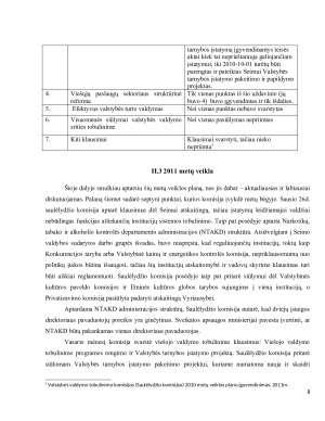 SAULĖLYDŽIO KOMISIJA. JOS PASKIRTIS IR VEIKLA 2009-2011 METAIS. PERSPEKTYVOS. Paveikslėlis 8