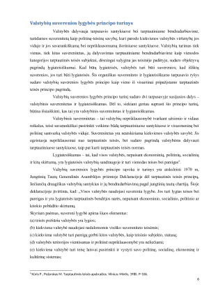 VALSTYBIŲ SUVERENIOS LYGYBĖS PRINCIPAS. Paveikslėlis 6