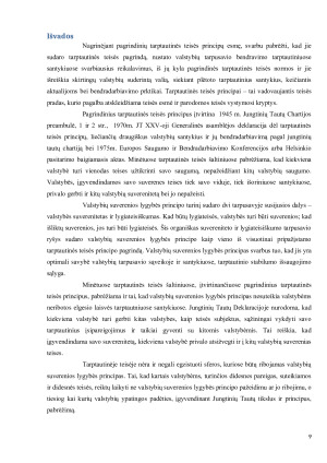 VALSTYBIŲ SUVERENIOS LYGYBĖS PRINCIPAS. Paveikslėlis 9