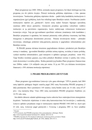 PHARE PROGRAMA IR JOS POVEIKIO REGIONŲ PLĖTRAI VERTINIMAS. Paveikslėlis 7