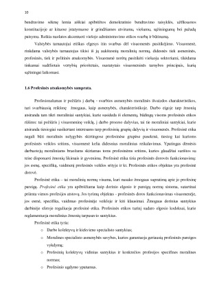 ETINIŲ PRINCIPŲ VALSTYBĖS TARNYBOJE SAMPRATA. Paveikslėlis 10