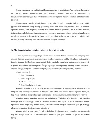 ETINIŲ PRINCIPŲ VALSTYBĖS TARNYBOJE SAMPRATA. Paveikslėlis 5