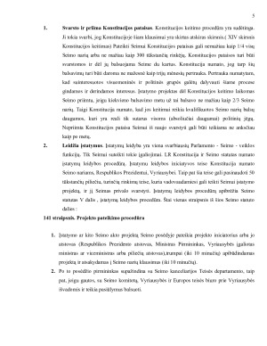 Lietuvos, Čekijos ir Ispanijos parlamentų lyginamoji analizė struktūra, funkcijos ir įgaliojimai. Paveikslėlis 4