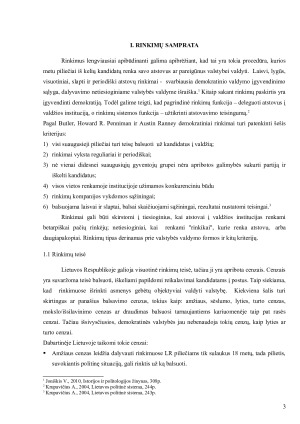 LIETUVOS RESPUBLIKOS VALDŽIOS RINKIMŲ SISTEMOS. Paveikslėlis 4