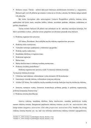 LIETUVOS RESPUBLIKOS VALDŽIOS RINKIMŲ SISTEMOS. Paveikslėlis 5
