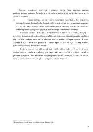 LIETUVOS RESPUBLIKOS VALDŽIOS RINKIMŲ SISTEMOS. Paveikslėlis 7