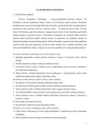 LIETUVOS RESPUBLIKOS VALDŽIOS RINKIMŲ SISTEMOS. Paveikslėlis 8