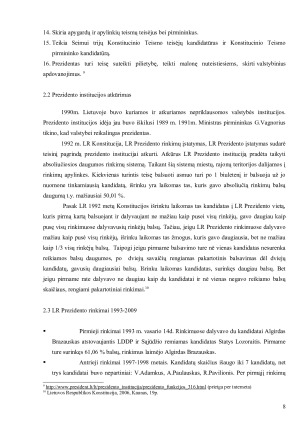 LIETUVOS RESPUBLIKOS VALDŽIOS RINKIMŲ SISTEMOS. Paveikslėlis 9