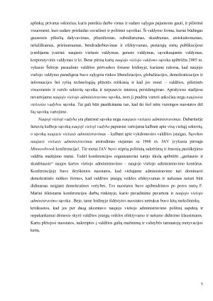 NAUJOJO VIEŠOJO VALDYMO ĮGYVENDINIMO PROBLEMOS VAKARŲ DEMOKRATIJOSE. Paveikslėlis 5