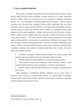 PAGRINDINĖS POLITINĖS DOKTRINOS LIBERALIZMAS, KONSERVATIZMAS, SOCIALIZMAS. Paveikslėlis 4