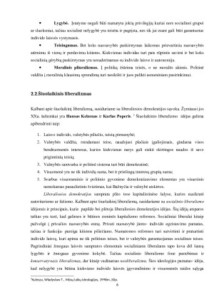 PAGRINDINĖS POLITINĖS DOKTRINOS LIBERALIZMAS, KONSERVATIZMAS, SOCIALIZMAS. Paveikslėlis 6