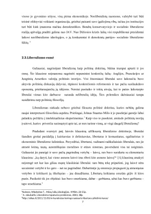 PAGRINDINĖS POLITINĖS DOKTRINOS LIBERALIZMAS, KONSERVATIZMAS, SOCIALIZMAS. Paveikslėlis 7
