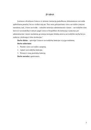 LIETUVOS SAVIVALDYBIŲ FUNKCIJOS IR JŲ ĮGYVENDINIMAS. Paveikslėlis 3