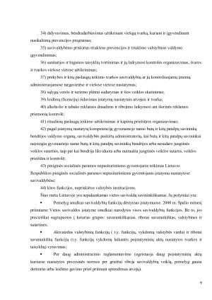 LIETUVOS SAVIVALDYBIŲ FUNKCIJOS IR JŲ ĮGYVENDINIMAS. Paveikslėlis 9