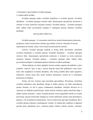 GEROVĖS VALSTYBĖS SOCIALINĖ POLITIKA. Paveikslėlis 8