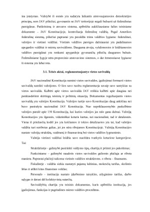 Jungtinių Amerikos Valstijų ir Jungtinių Meksikos Valstijų savivaldos sistemos. Paveikslėlis 5