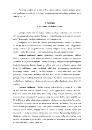 Jungtinių Amerikos Valstijų ir Jungtinių Meksikos Valstijų savivaldos sistemos. Paveikslėlis 6