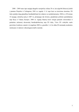 ES institucijos ir jų funkcijos. Paveikslėlis 5