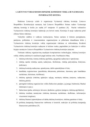 BALSAVIMO ORGANIZAVIMAS  NAUDOJANT KOMPIUTERINES TECHNOLOGIJAS. Paveikslėlis 4