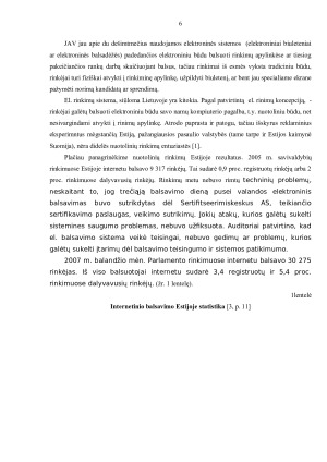 BALSAVIMO ORGANIZAVIMAS  NAUDOJANT KOMPIUTERINES TECHNOLOGIJAS. Paveikslėlis 6