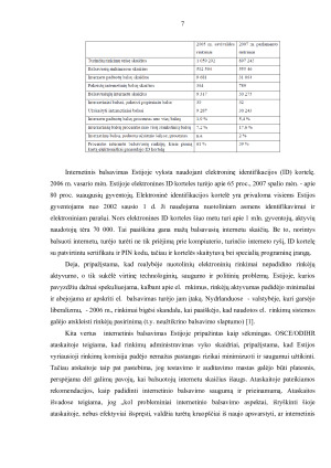 BALSAVIMO ORGANIZAVIMAS  NAUDOJANT KOMPIUTERINES TECHNOLOGIJAS. Paveikslėlis 7