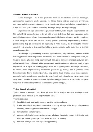 Skirtingų maisto produktų įtakos gliukozės koncentracijai kraujyje tyrimas. Paveikslėlis 2
