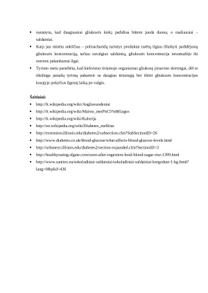 Skirtingų maisto produktų įtakos gliukozės koncentracijai kraujyje tyrimas. Paveikslėlis 6
